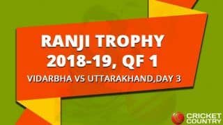 Ranji Trophy 2018-19, QF 1, Day 3: Wasim Jaffer’s double century pushes Vidarbha’s lead to 204 against Uttarakhand